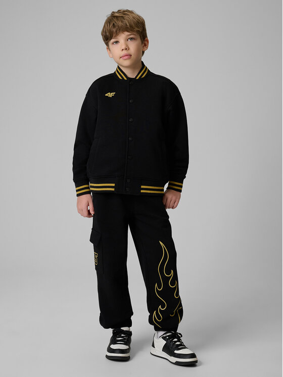 4F 4F Bluza MOTOSPORTS 2026 Czarny Regular Fit