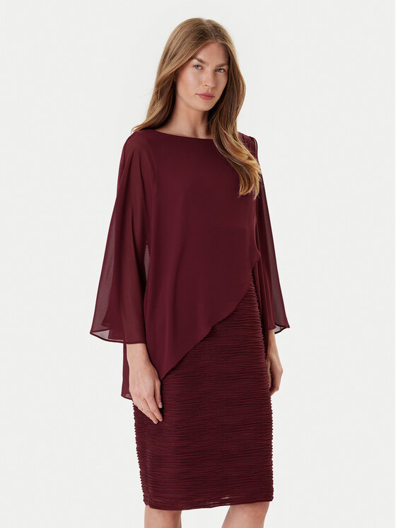 Joseph Ribkoff Joseph Ribkoff Coctailkleid 251720F25 Dunkelrot Regular Fit