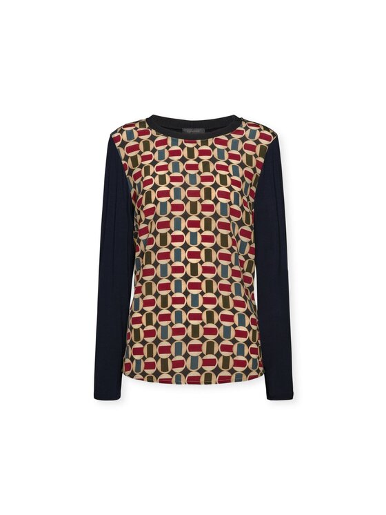 Elena Mirò Elena Mirò T-shirt G292Z000450N034 Blu Regular Fit