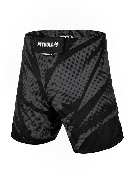 PITBULL PITBULL Szorty sportowe Spodenki treningowe Jet Mesh Performance Pro plus Dot Camo II M Szary Regular Fit