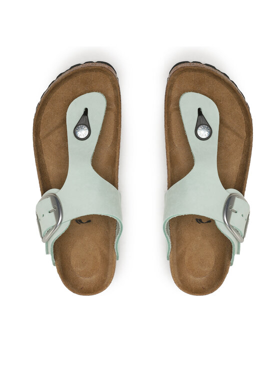 Birkenstock Birkenstock Japonki Gizeh Big Buckle 1024112 Zielony