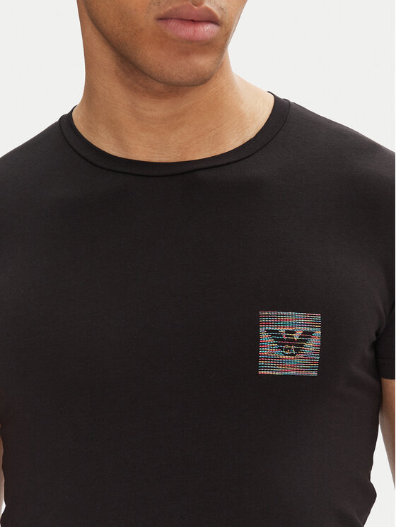 ARMANI UNDERWEAR Tシャツ 刺しゅうロゴ EM000375-AF10798-U0002 Emporio Armani Underwear T-shirt EM000375 AF10798 UC001 Nero
