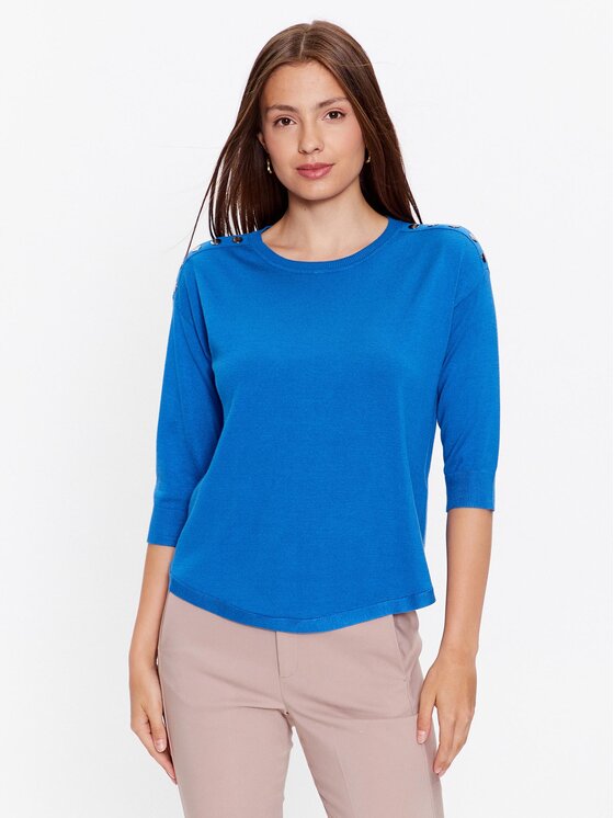 Fransa Fransa Bluse 20607204 Blau Regular Fit