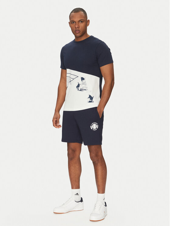 Lacoste Lacoste Szorty sportowe GH9708 Granatowy Regular Fit