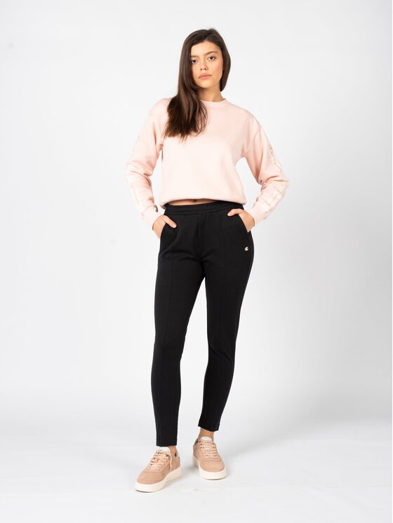 Champion Champion Παντελόνι υφασμάτινο 115408 Μαύρο Slim Fit