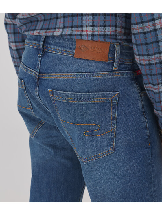 Lee Cooper Lee Cooper Jeansy DENZEL Niebieski Slim Leg