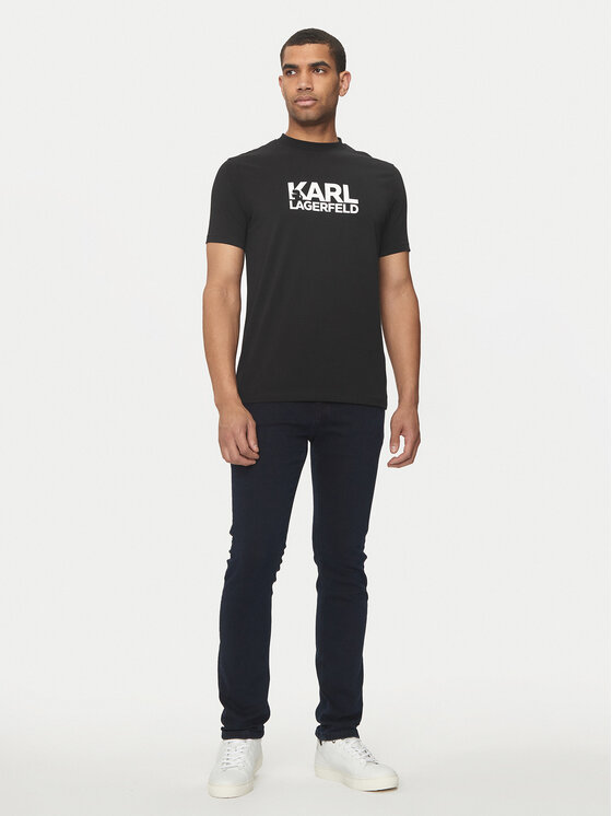 KARL LAGERFELD KARL LAGERFELD T-Shirt 755087 543235 Černá Regular Fit