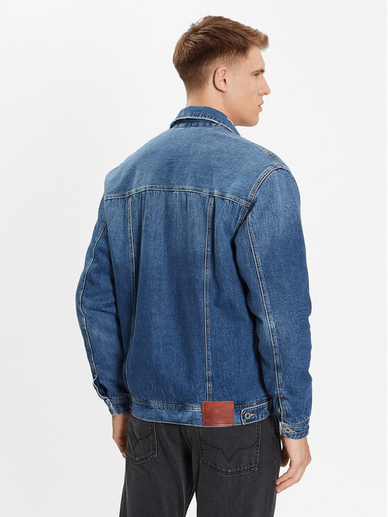 Pepe Jeans Pepe Jeans Džinsa jaka Young Bandana PM402673 Zils Regular Fit