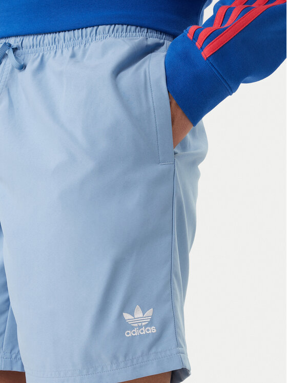 adidas adidas Plavecké šortky adicolor 3-Stripes JX5017 Světle modrá Regular Fit