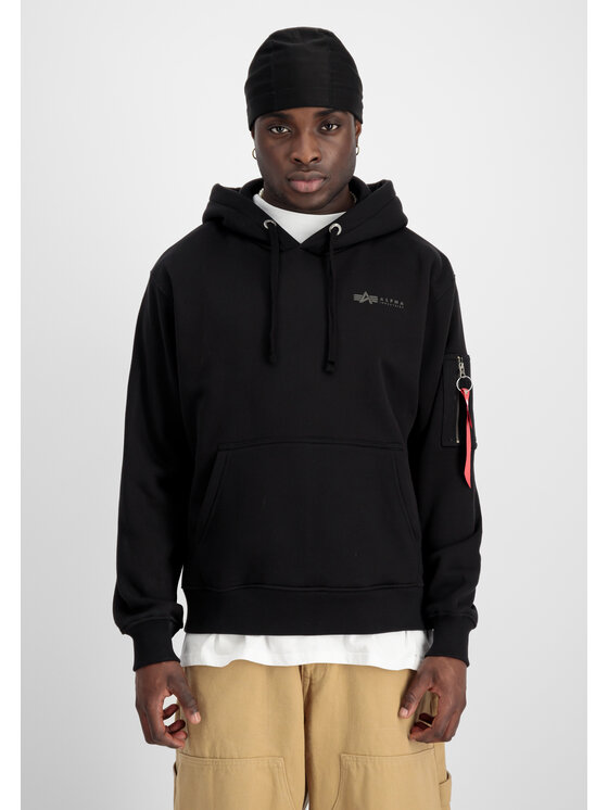 Alpha Industries Alpha Industries Bluza Air Force Hoodie Czarny Regular Fit