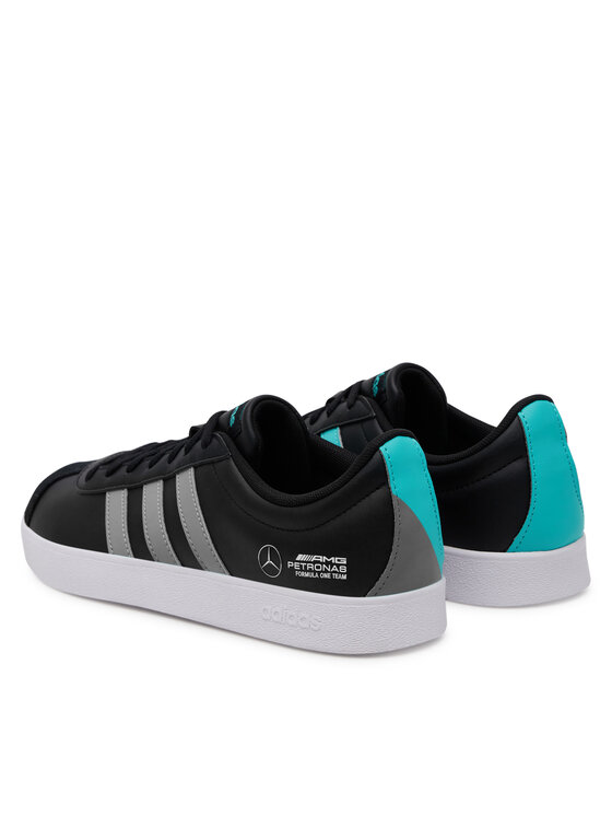 adidas adidas Sneakersy Mercedes - AMG Petronas Formula One Team Vl Court Base Trainers JR1068 Czarny