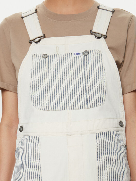 Lee Lee Jeanskleid Railroad 112349530 Écru Relaxed Fit