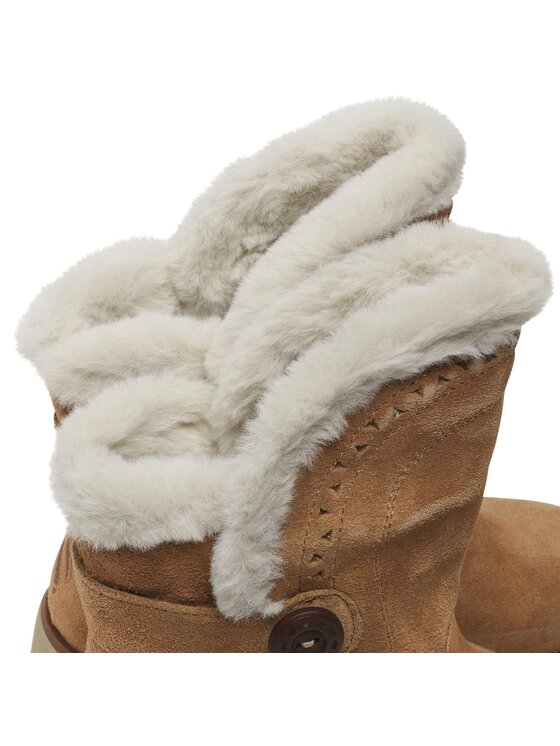 Skechers Skechers Členková obuv Cozy Peak 49811/TAN Hnedá