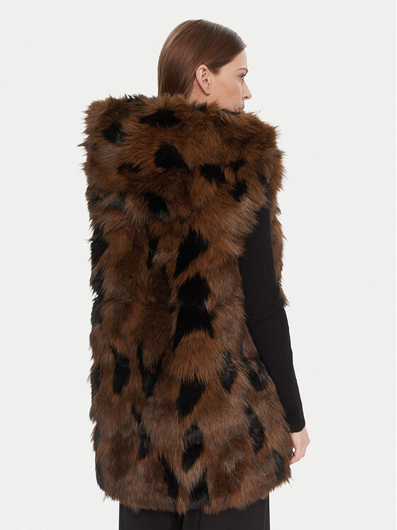 LOLA CASADEMUNT LOLA CASADEMUNT Kamizelka LF2501008 Brązowy Regular Fit