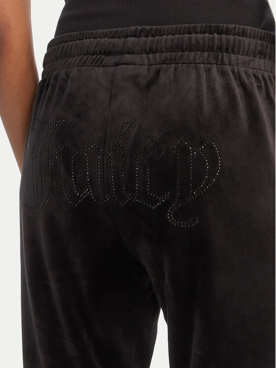 Juicy Couture Juicy Couture Spodnie dresowe Tina JCWBJ126327 Czarny Straight Leg
