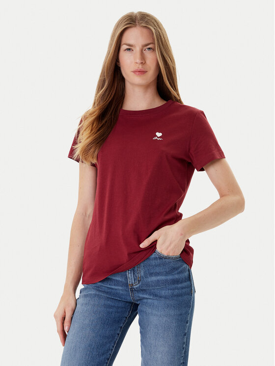 BOSS BOSS Majica C_Esogo_3 50545288 Bordo rdeča Regular Fit