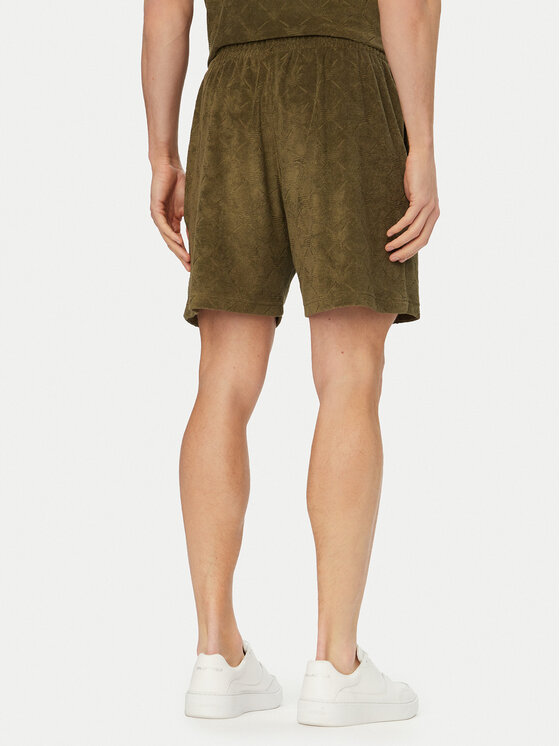 Emporio Armani Emporio Armani Pantaloni scurți sport EM000695 AF20449 F7014 Verde Regular Fit