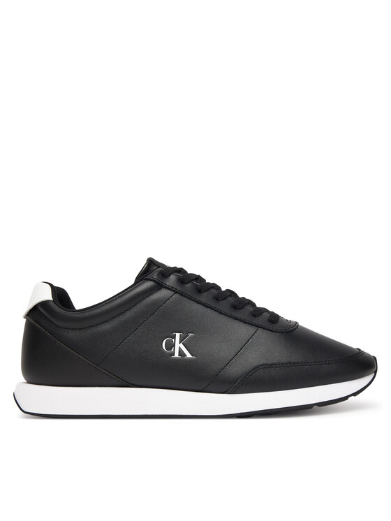 Calvin Klein Calvin Klein Sneakersy Retro Runner Ess Lth YM0YM01355 Černá