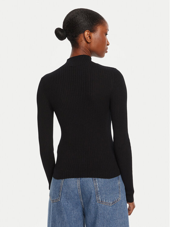 HUGO HUGO Džemper Sarmie_B 50522578 Crna Slim Fit