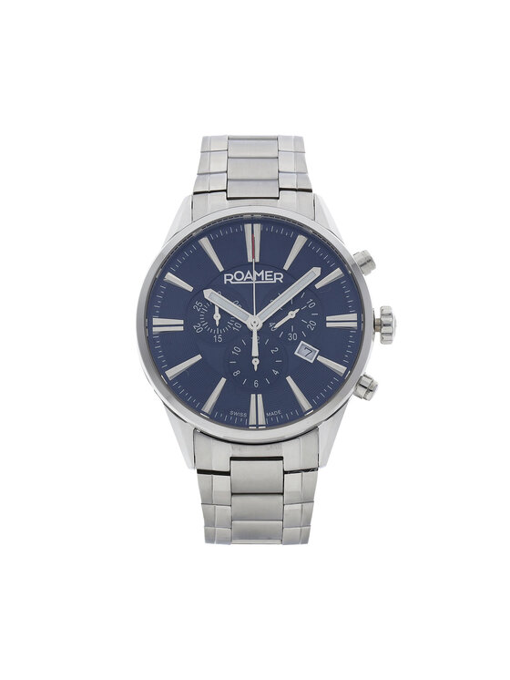 Roamer Laikrodis Superior Chrono 508837 41 45 50 Sidabrinė