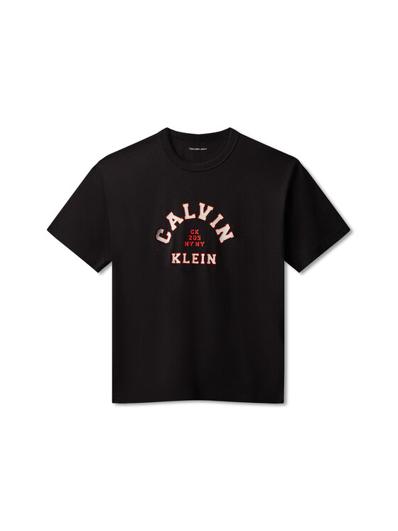 Calvin Klein Jeans Calvin Klein Jeans T-Shirt Varsity Graphic IB0IB02637 Czarny Regular Fit