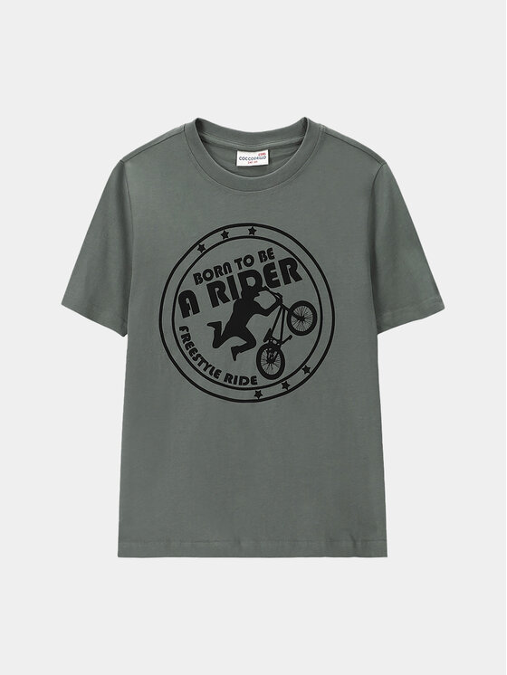 Coccodrillo Coccodrillo Tričko WC4143215VBA Zelená Regular Fit