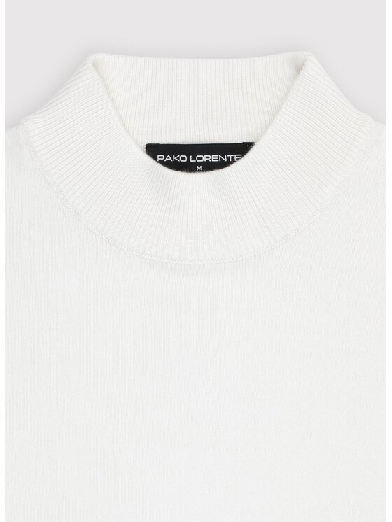 Pako Lorente Pako Lorente Golf P25WB-2X-026 Biały Classic Fit