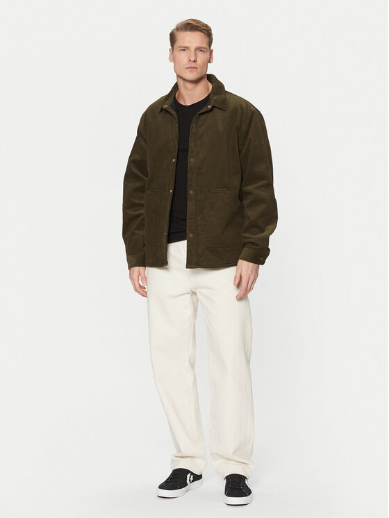 Converse Converse Демісезонна куртка 10027091-A02 Хакі Regular Fit