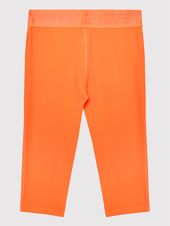 Guess Guess Szorty rowerowe J2GB10 MC049 Pomarańczowy Slim Fit