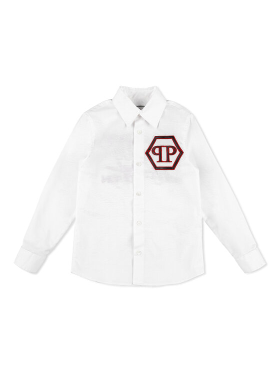 PHILIPP PLEIN PHILIPP PLEIN Camicia 4953 Bianco Basic Fit