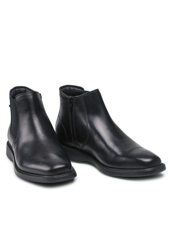 Geox Geox Členková obuv s elastickým prvkom U Brayden 2Fit Abx B U64N1B 00043 C9999 Čierna