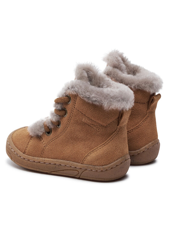 Froddo Froddo Gležnjarji Minni Suede Laces G2110140-2 M Rjava