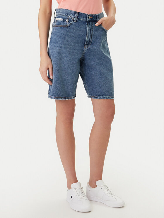 Calvin Klein Jeans Calvin Klein Jeans Džinsiniai šortai LV047F674G Mėlyna Loose Fit
