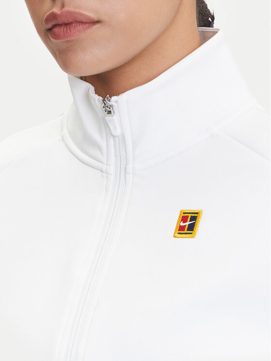 Nike Nike Mikina Court Heritage Full Zip CV4701 Bílá Regular Fit