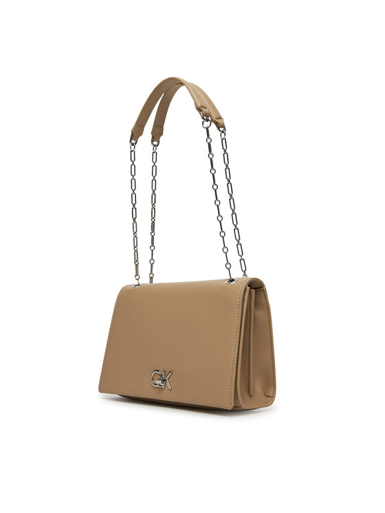 Calvin Klein Calvin Klein Torbica Ck Medium Conv Chain Bag K60K612810 Bež