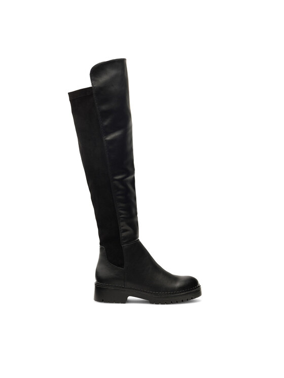 DeeZee DeeZee Μπότες πάνω από το γόνατο XENIA H58573-10 Μαύρο