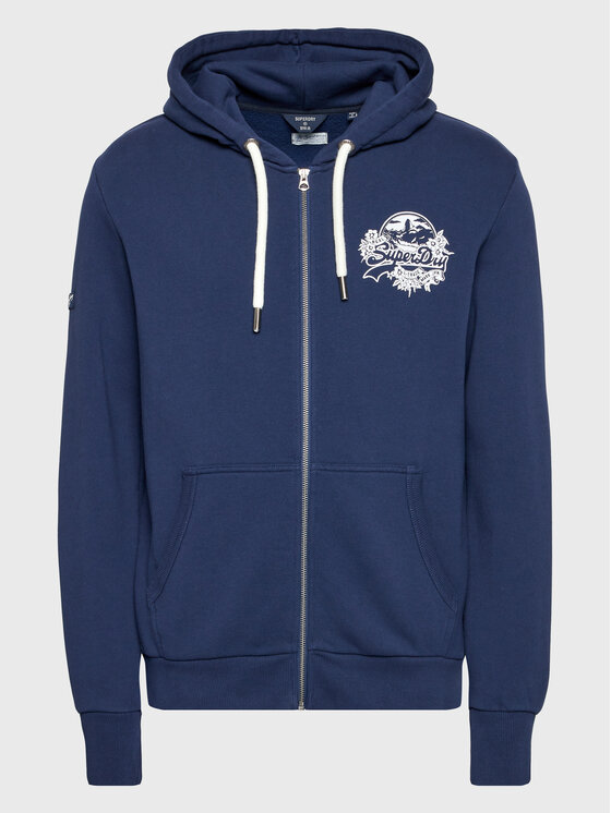 Superdry Superdry Bluză Vintage Seasonal M2011852A Bleumarin Regular Fit