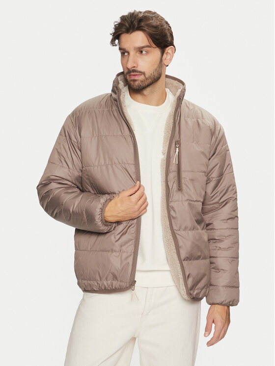 Converse Converse Μπουφάν μεταβατικό 10026727-A01 Μπεζ Relaxed Fit