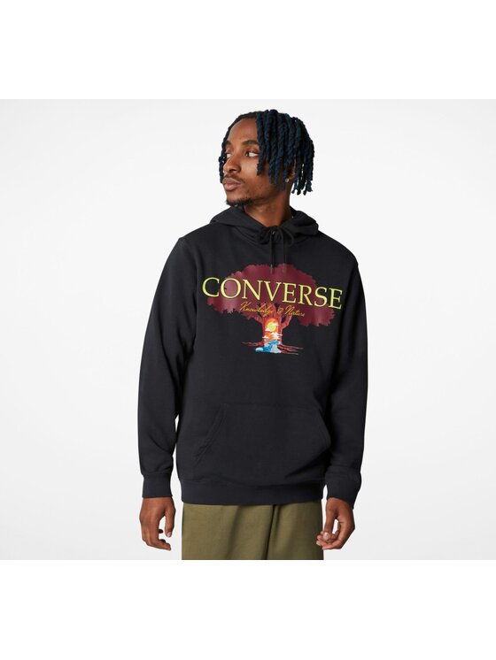 Converse Converse Bluza Tree Of Life Czarny Regular Fit