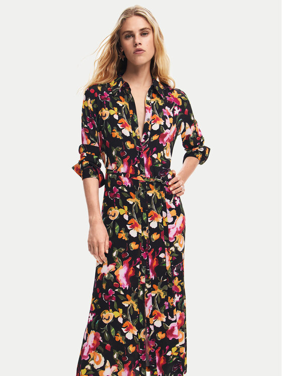 Desigual Desigual Haljina košulja Fort Worth 24WWVW62 Šarena Regular Fit