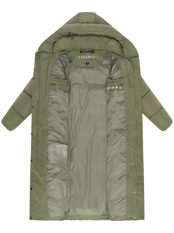 Navahoo Navahoo Kurtka zimowa Eisblick Zielony Regular Fit