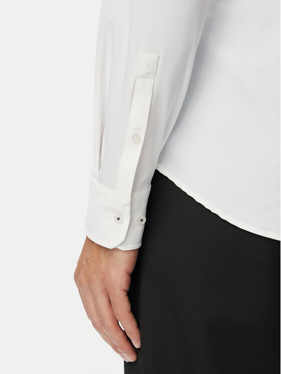 JOOP! JOOP! Särk Jsh-247Pai3-N 30048248 Valge Slim Fit