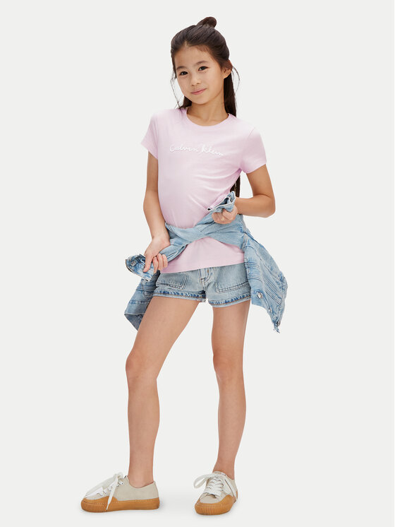 Calvin Klein Jeans Calvin Klein Jeans T-Shirt LVCKSJA17G Różowy Regular Fit