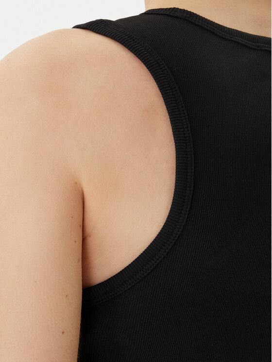 Calvin Klein Jeans Calvin Klein Jeans Haljina za svaki dan Monologo Baby LV047F242G Crna Slim Fit