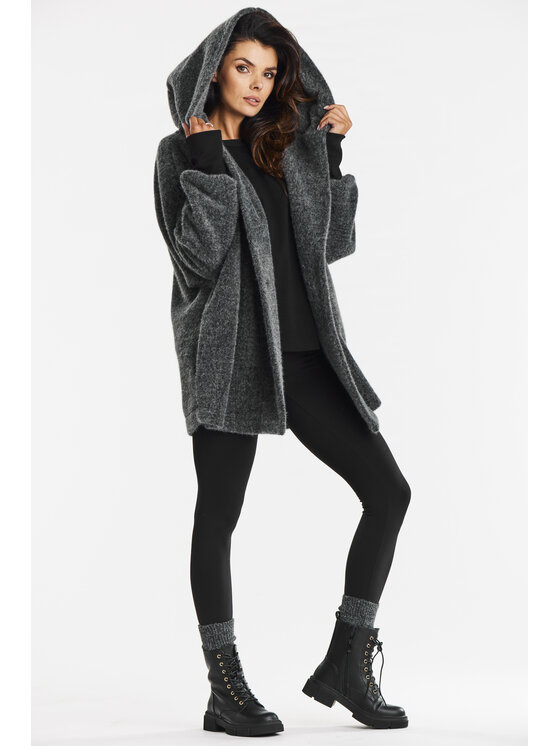 Awama Awama Kabát A681 Sivá Basic Fit