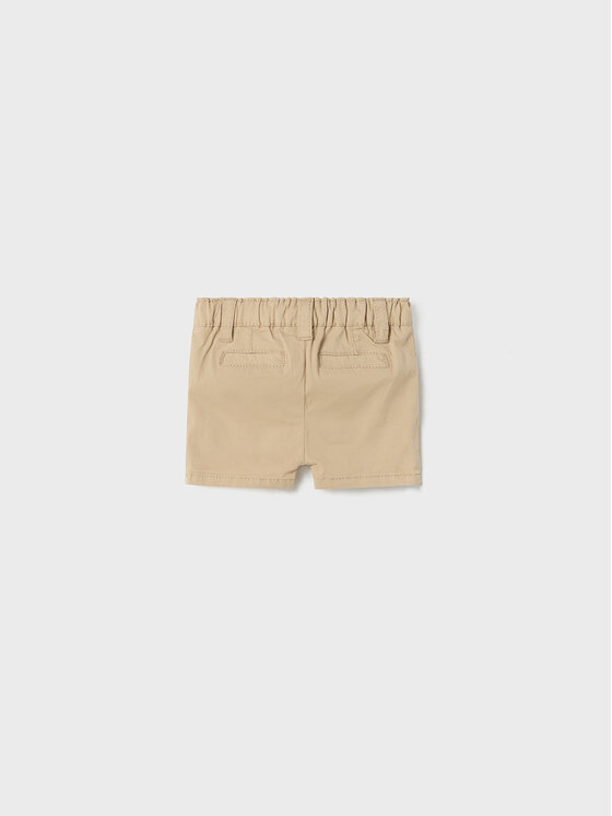 Mayoral Mayoral Pantaloncini di tessuto 201 Beige