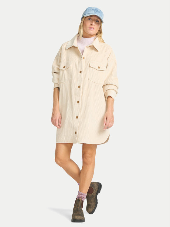 Billabong Billabong Marškinių tipo suknelė Winter Ocean EBJWD00149 Smėlio Boxy Fit