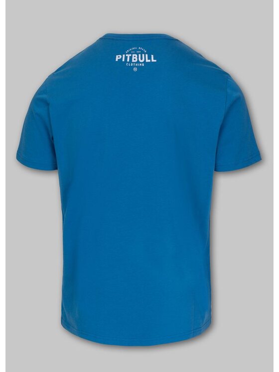PITBULL PITBULL T-Shirt Koszulka Ultra Light PITBULL CO. M Niebieski Regular Fit