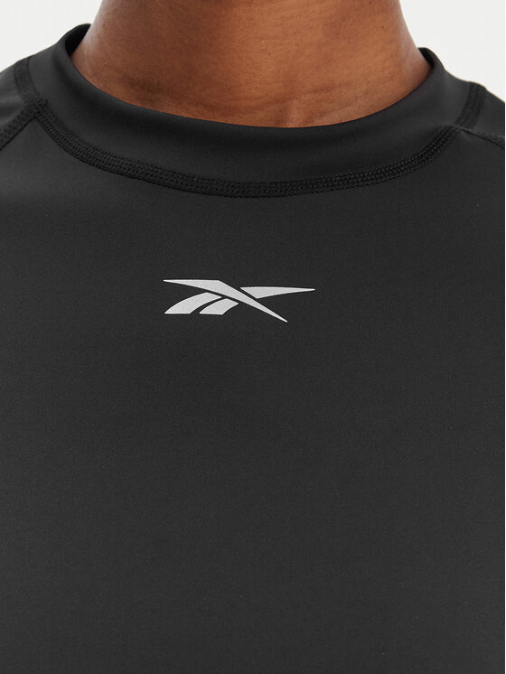 Reebok Reebok Tricou tehnic RK25605CCW Negru Slim Fit