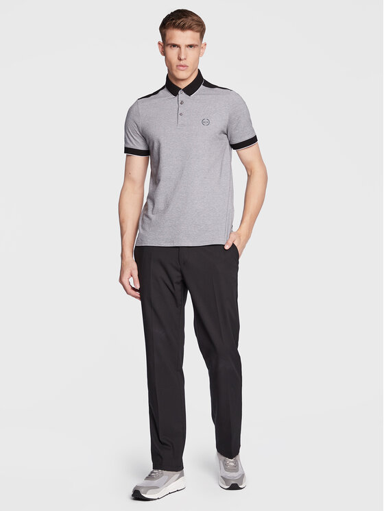 Armani Exchange Armani Exchange Polo 8NZF76 Z8M5Z 1200 Grigio Regular Fit